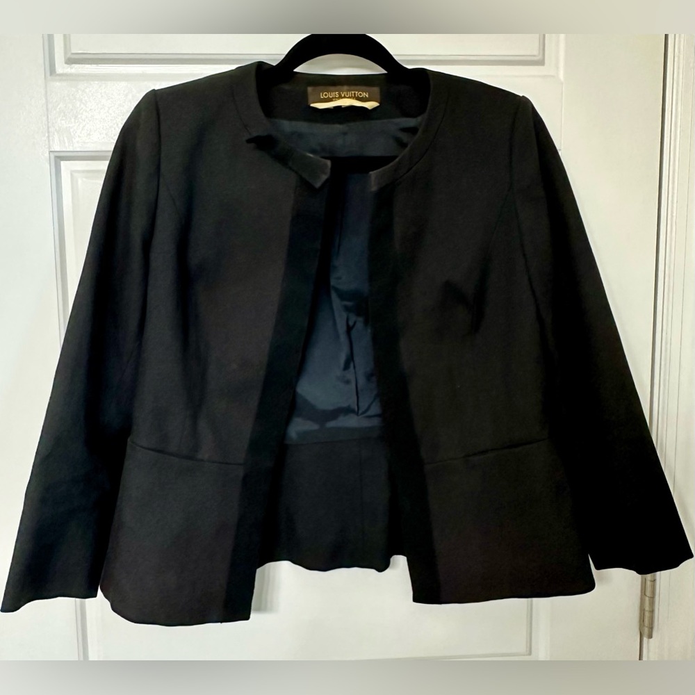 Louis Vuitton Vintage Uniform Black Blazer Jacket